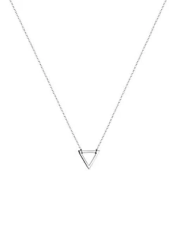 Moderne Dame Halskæde – Trekants Charm – 925 Sterling Sølv