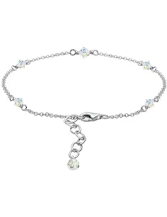 Ankel Kæde – 925 Sterling Sølv – Swarovski Krystal