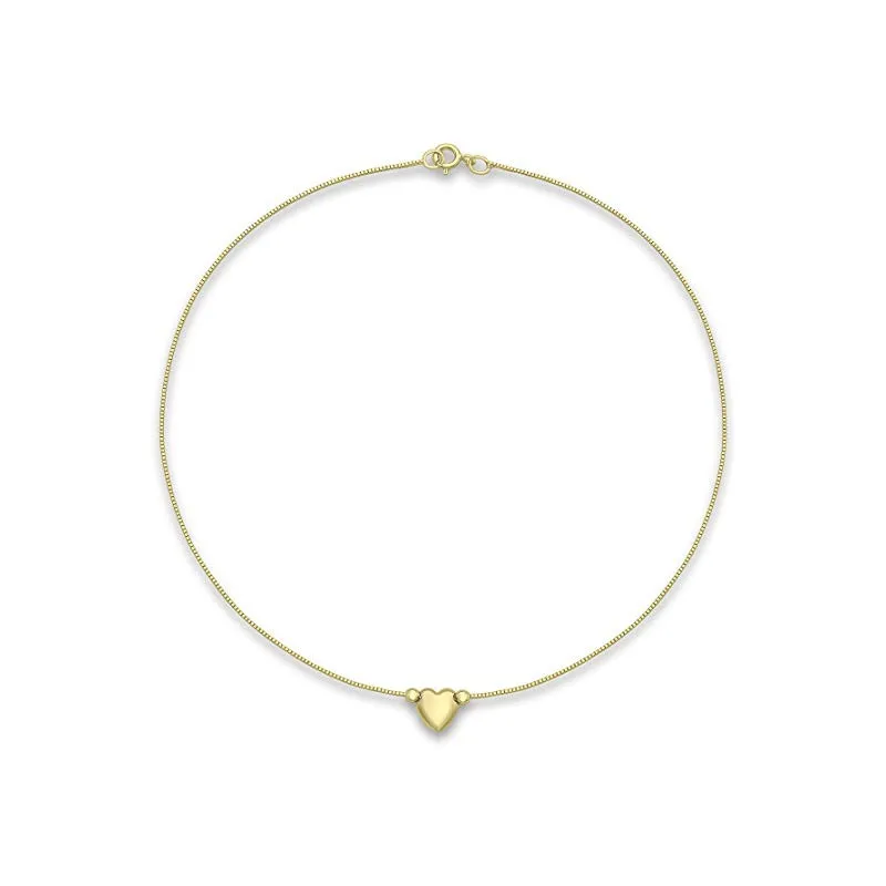 Stilfuldt Ankel Smykke – 9 Karat Guld – 24 cm.