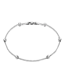 Ankel Kæde – 925 Sterling Sølv – 23 cm.
