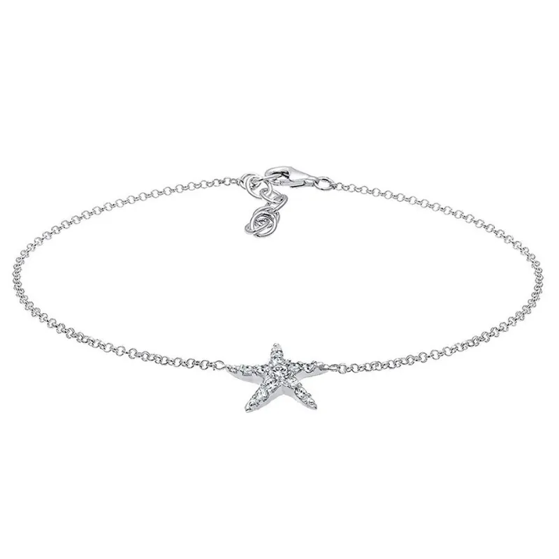 Ankel Kæde – 925 Sterling Sølv – By The Sea Design