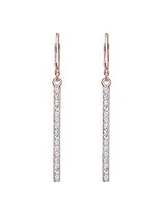 Elegante Dame Øreringe – Rosa Forgyldt 925 Sterling Sølv 2