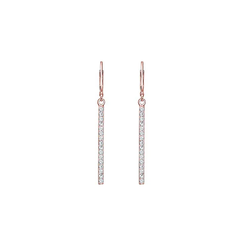 Elegante Dame Øreringe – Rosa Forgyldt 925 Sterling Sølv