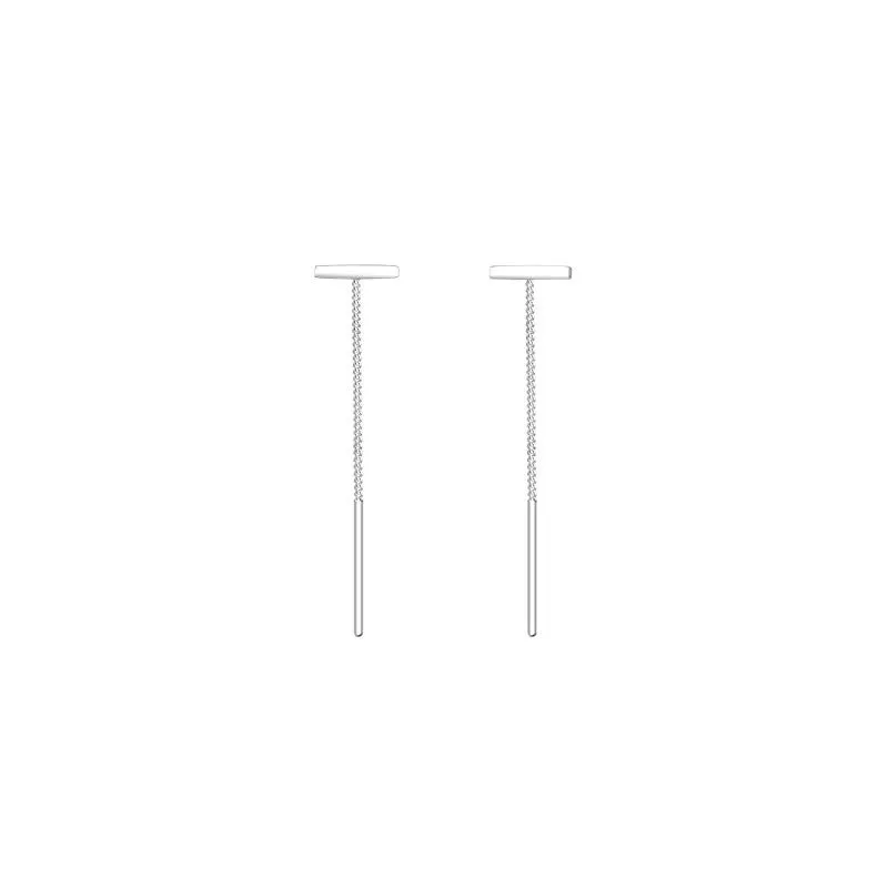 Dame Stift Øreringe – 925 Sterling Sølv – Minimalistisk Design