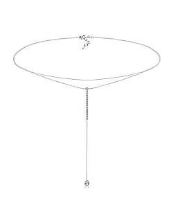 Choker Halskæde – 925 Sterling Sølv – Ægte Swarovski Krystal