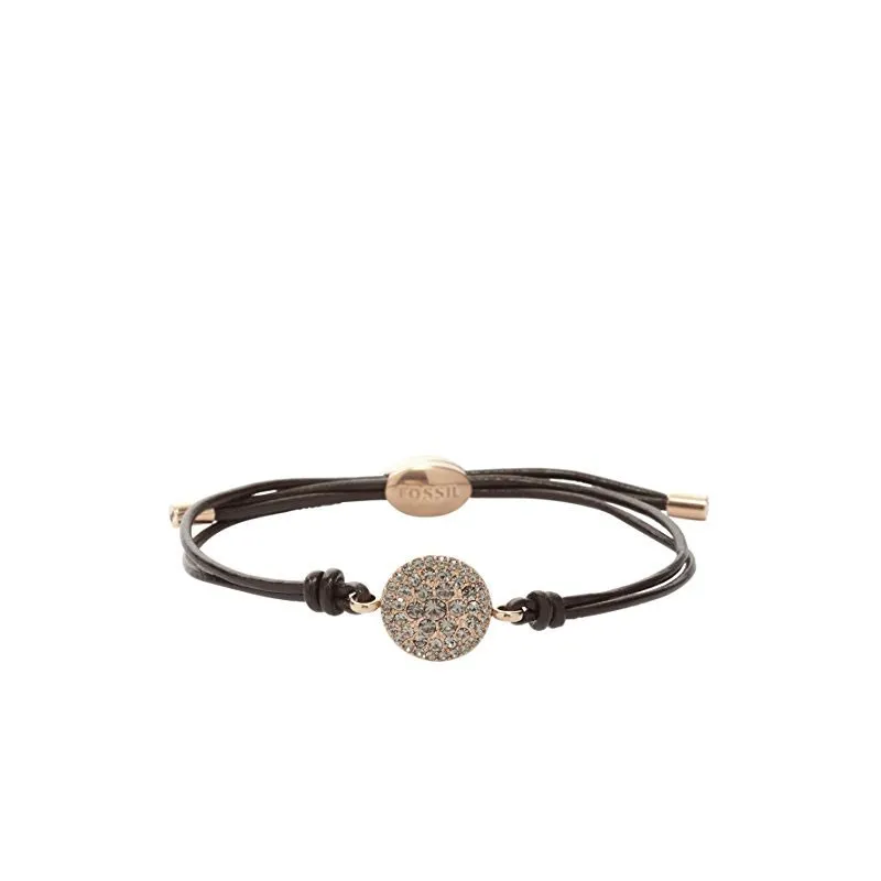 Fossil Dame Armbånd – Brunt Læder – 20 cm.