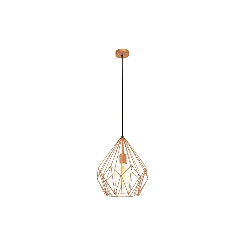 Loftlampe – Vintage Design – Kobberbelagt Stål