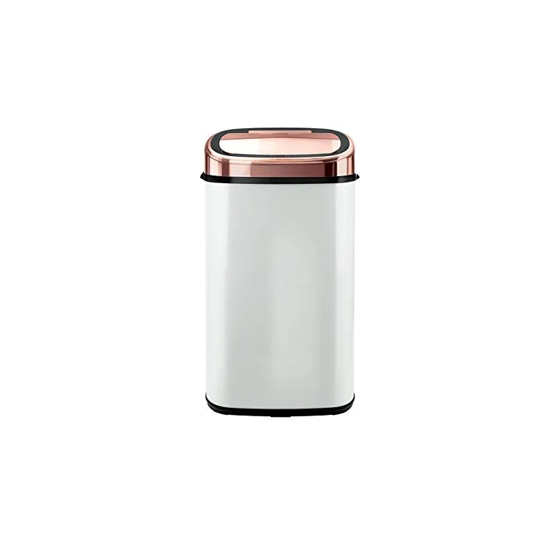 Sensor Skraldespand – 58 Liter – Rosa Guld & Kobberbelagt Ædelstål