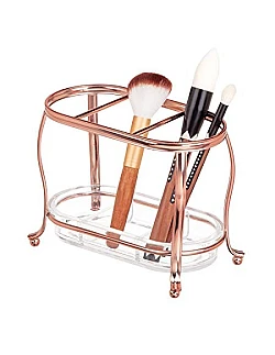 Beauty Organizer – Kobberbelagt Metal – 17 x 10 cm.