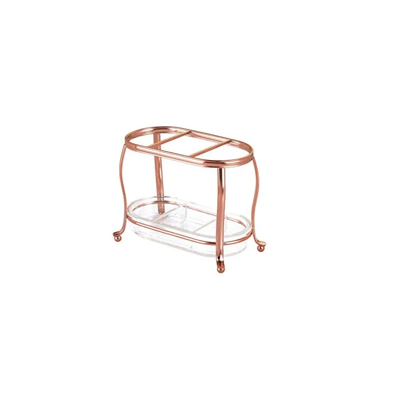 Beauty Organizer – Kobberbelagt Metal – 17 x 10 cm.