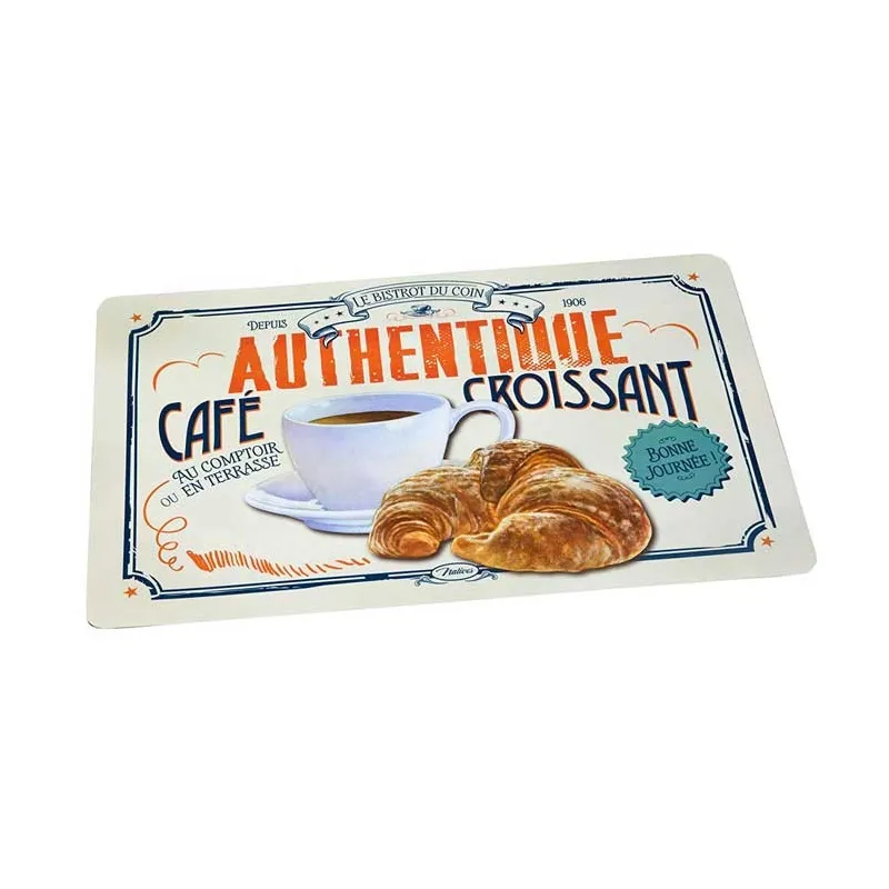 Retro Dækkeserviet – Café Croissant – Vintage Design
