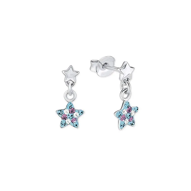 Børne Ørestikker – 925 Sterling Sølv – Stjerne Design