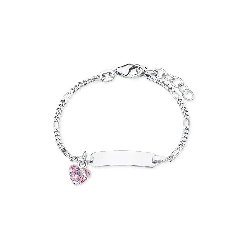 Pige ID Armbånd – 925 Sterling Sølv – 12 cm.