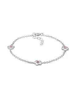 Pige Charm Armbånd – 925 Sterling Sølv – 14 cm.