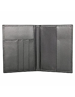 Smart Rejse & Pas Etui – 100% Ægte Nappa Læder - Sort