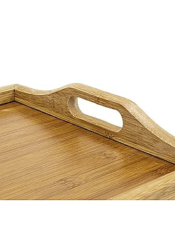 Praktisk & Smart Bakkebord  -  Naturlig Bambus - Brun