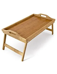 Praktisk & Smart Bakkebord  -  Naturlig Bambus - Brun