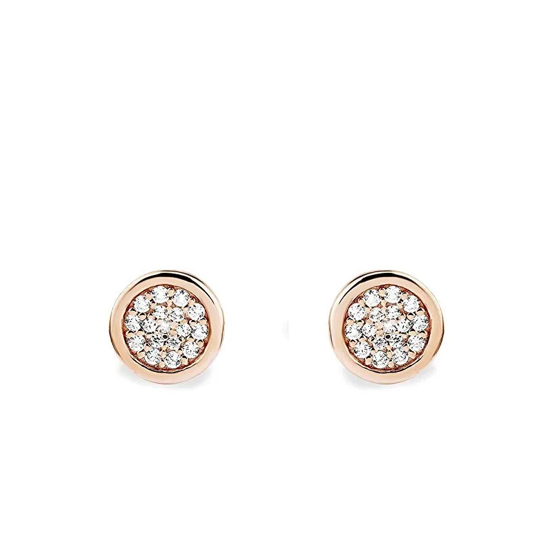 Classic Collection Dame Ørestikker – Rosa Forgyldt 925 Sterling Sølv 