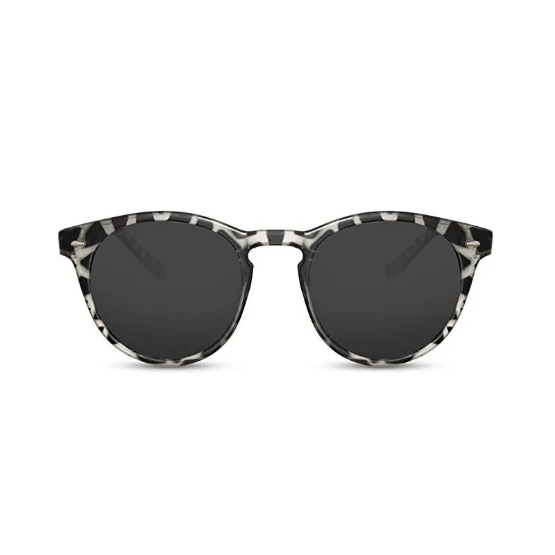 Runde Retro Solbriller – Zebra – Unisex Model