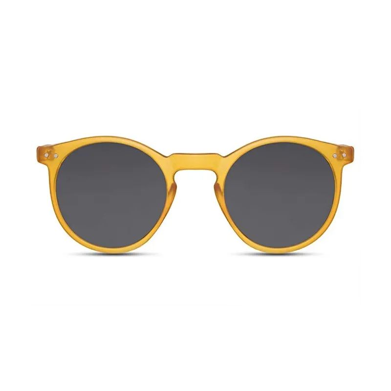 Smarte Retro Herre Solbriller – Gul – 48 mm.