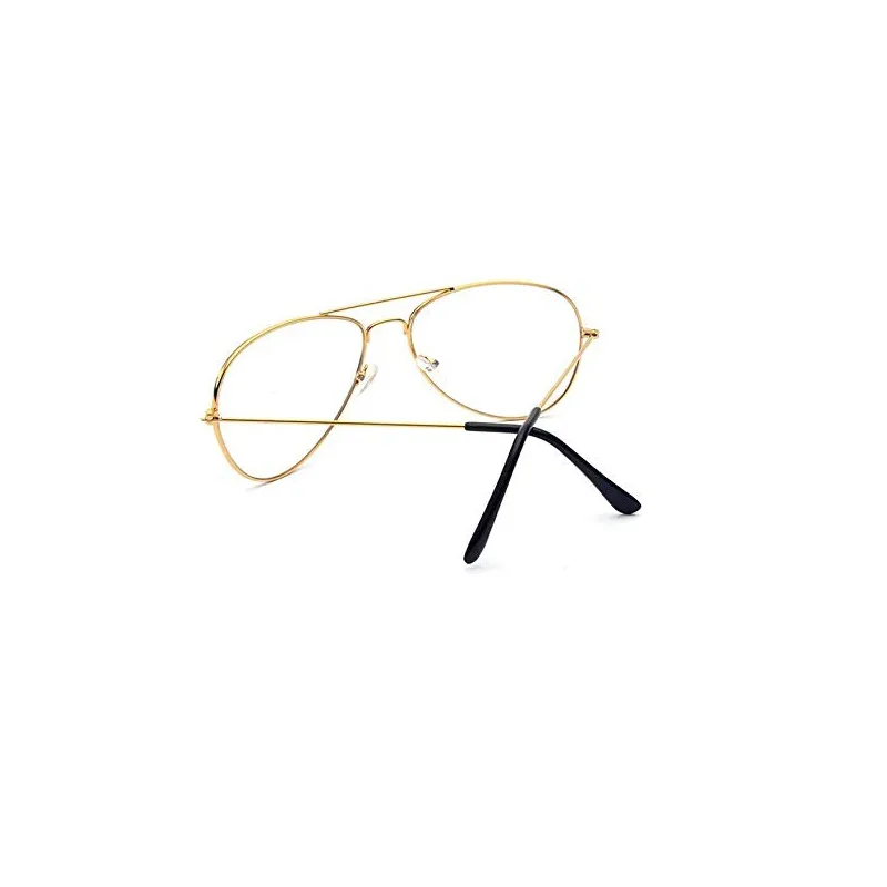 Aviator Blogger Brille – Vintage Design – Guld/Sort