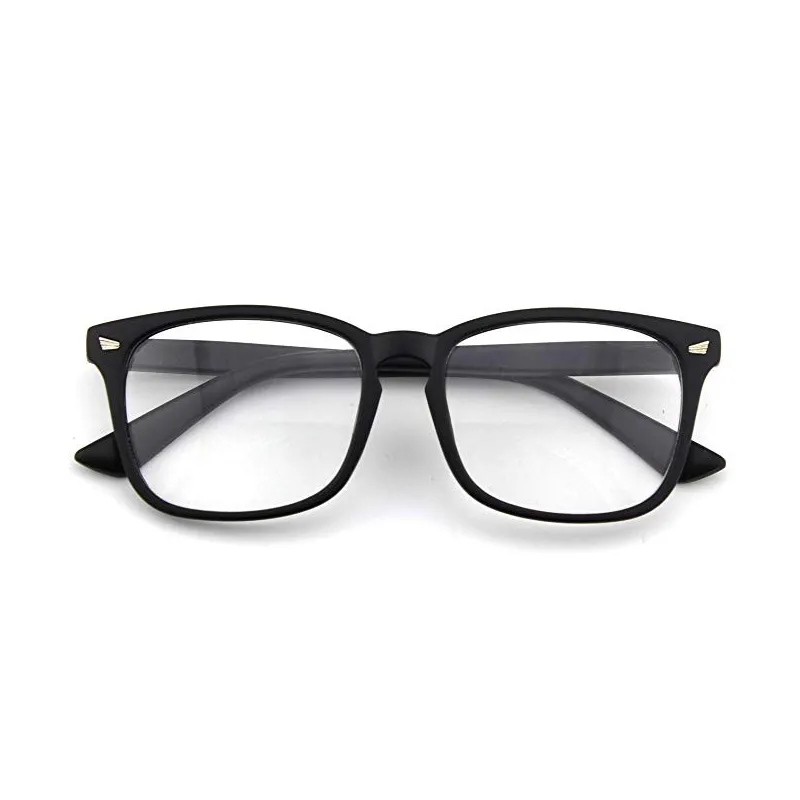 Instagram Blogger Brille - Panto Vintage Brille Uden Styrke - Sort