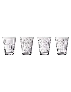Villeroy & Boch Dressed Up Vandglas – 4 Stk. - Krystalglas