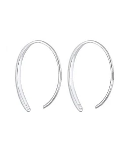 Designer Blogger Creol Øreringe – 925 Sterling Sølv