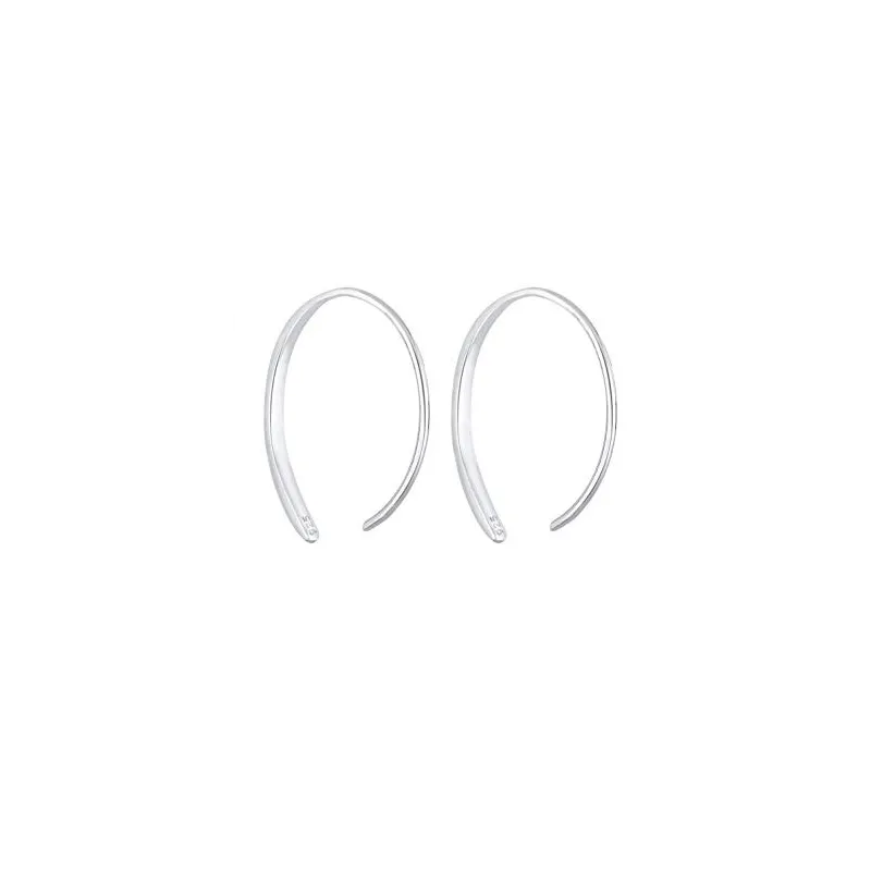 Designer Blogger Creol Øreringe – 925 Sterling Sølv