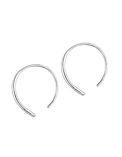 Designer Blogger Creol Øreringe – 925 Sterling Sølv