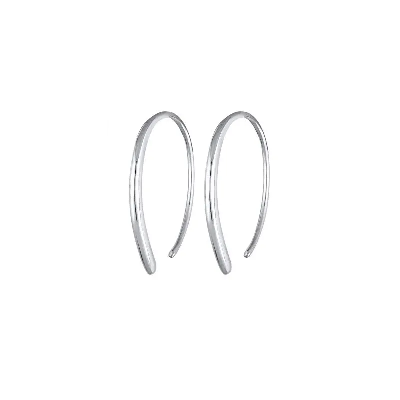 Designer Blogger Creol Øreringe – 925 Sterling Sølv