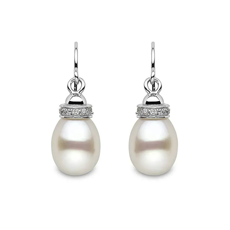 Elegante Perle Øreringe – 925 Sterling Sølv 