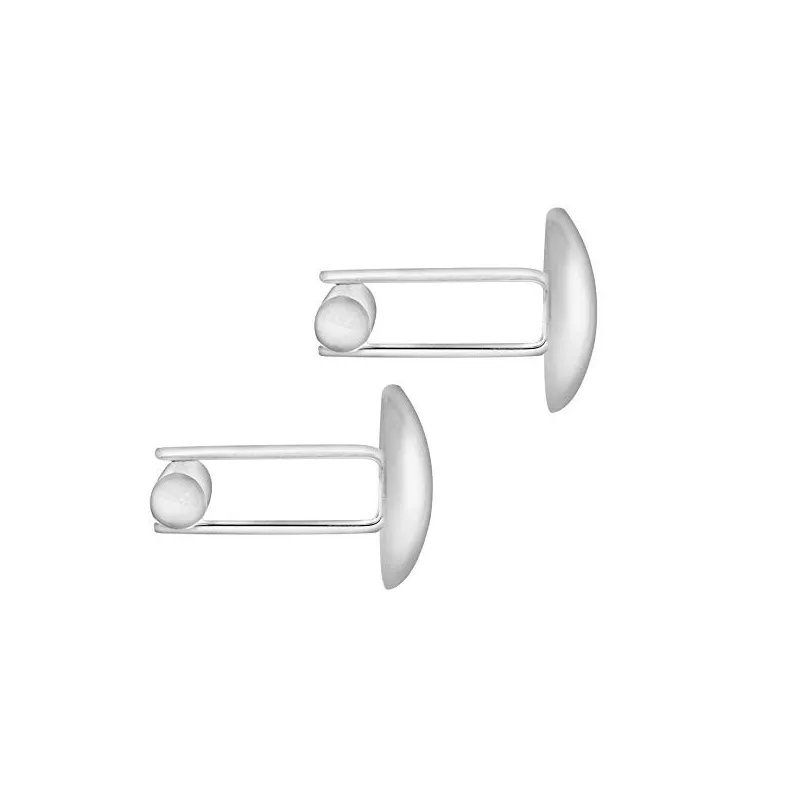 Elegante Manchetknapper I Firkantet Design – 925 Sterling Sølv