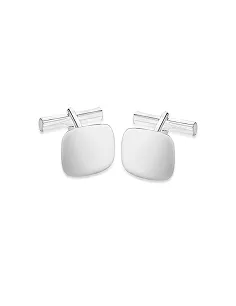 Elegante Manchetknapper I Firkantet Design – 925 Sterling Sølv