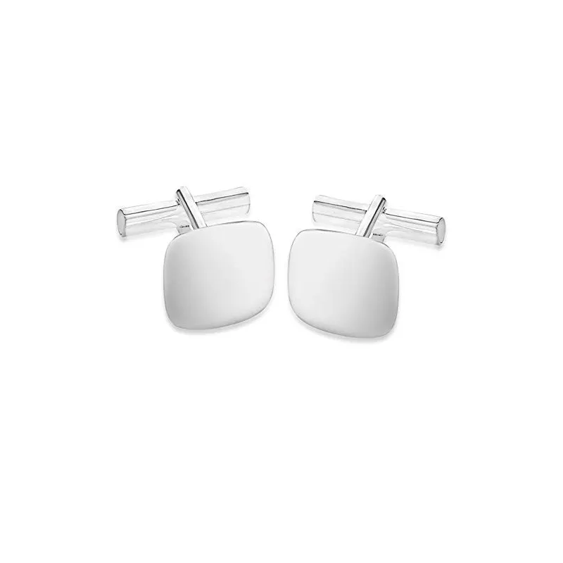 Elegante Manchetknapper I Firkantet Design – 925 Sterling Sølv