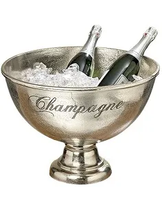 Fransk Bistro Champagne Bowl – Vintage Design - Aluminium