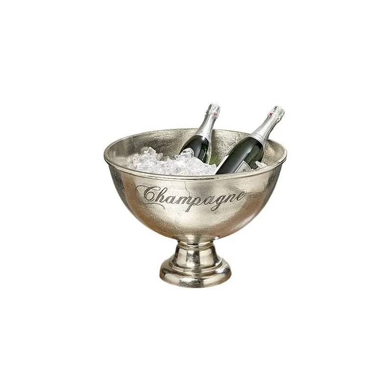 Fransk Bistro Champagne Bowl – Vintage Design - Aluminium