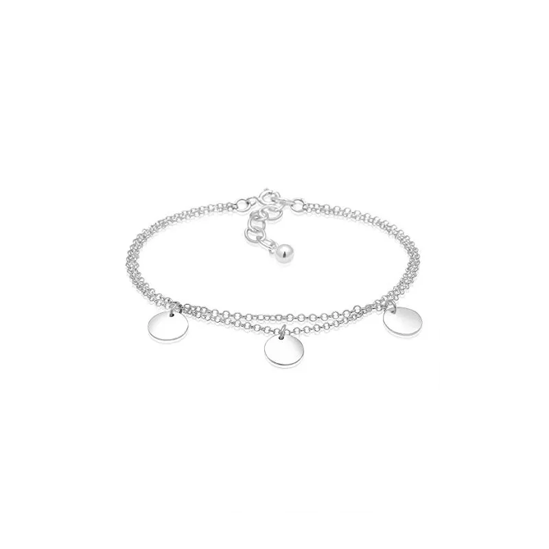 Håndlavet Charm Design Armbånd - 925 Sterling Sølv 