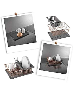 Aqua MetalTex Opvaskebakke & Stativ - Kobber