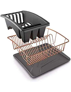 Aqua MetalTex Opvaskebakke & Stativ - Kobber