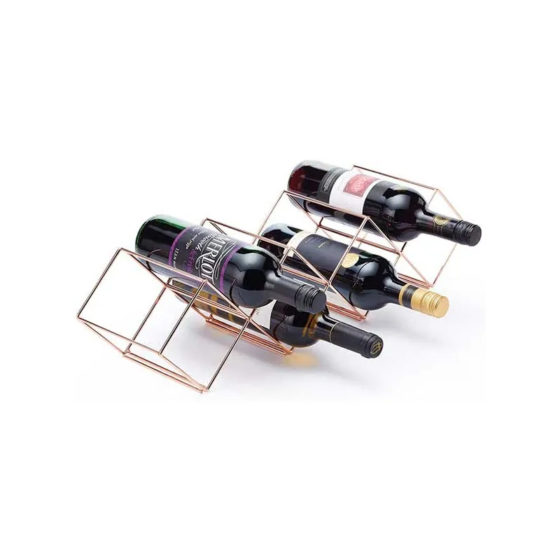 Modul Vinreol – Kobberbelagt Jern – 7 Flasker