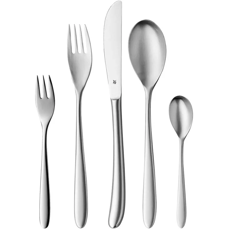 WMF Silk Bestiksæt 6 Personer – 30 Dele – Rustfrit Ædelstål