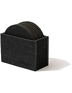 Stilfulde Coasters i Filt – 8 stk. - Flere Farver