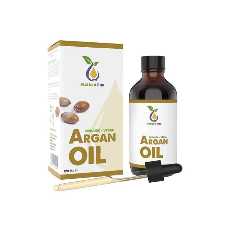 100% Økologisk Vegansk Argan Olie - 120 ml.