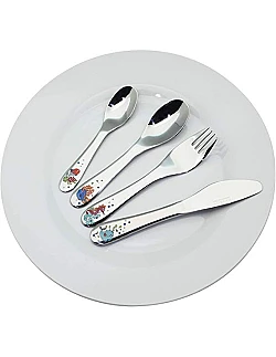 Under The Sea Bestiksæt Til Børn – 4 Dele – Rustfrit Stål