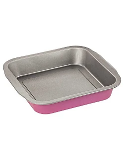 Retro Design Brownie Bageform – 1 Stk. - Lyserød