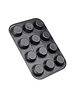 Muffin Creme Noir Bageform Plade – Plads Til 12 Muffins