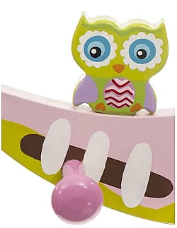 Ugle Garderobe Til Børneværelset - 28 cm