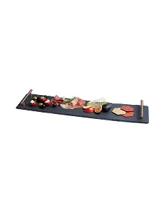 Tapas Serverings Skiferplatte Inkl. Greb - Kobber
