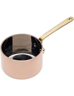 Stilfuld Mini Serverings Saucegryde - Kobberbelagt Rustfrit Stål